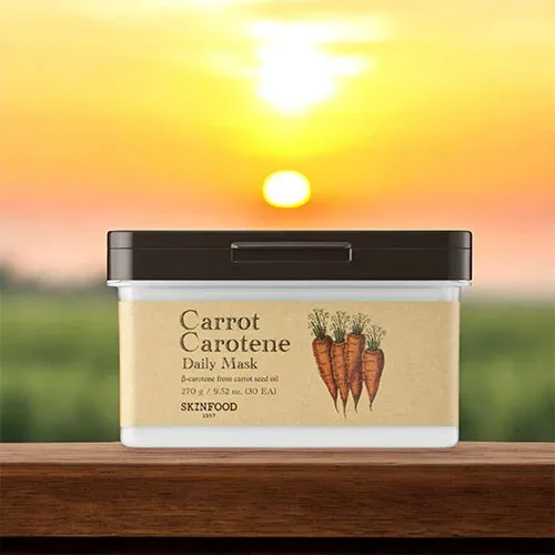 【お買い物マラソン!ポイント最大15倍!】スキンフード SKIN FOOD キャロットカロテン デイリーマスク CARROT CAROTENE DAILY MASK シートマスク パック