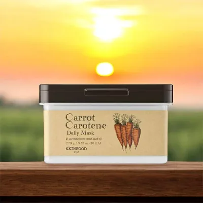 【お買い物マラソン!ポイント最大15倍!】スキンフード SKIN FOOD キャロットカロテン デイリーマスク CARROT CAROTENE DAILY MASK シートマスク パック