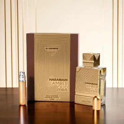 【楽天カードデー!ポイント最大10倍!】アルハラメイン Al Haramain アンバーウード ゴールド エディション エクストリーム 100ml AMBER OUD GOLD EXTRAIT DE PARFUM 香水 ユニセックス フレグランス ギフト プレゼント