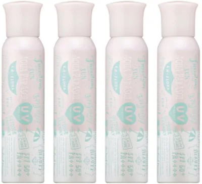 【4本セット】シーランドピューノ アクアパラソル ラ・フローラ K1 100g×4本 SPF50+ PA++++ ウォータープルーフ 日差し UV プロテクト 日焼け止め 全身 髪の毛 ヘアケア インターコスメ 正規品【送料無料/沖縄・離島除く】
