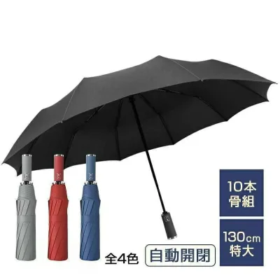 特大 折りたたみ傘 頑丈 耐風 ワンタッチ 日傘 晴雨兼傘 自動開閉