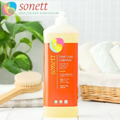 ソネット SONETT フォーミングハンドソープカレンドラ(詰替え用) 1リットル ソネット 洗剤 1L 詰替え 全身ソープ 全身 泡 リフィル ハンドソープ赤ちゃん ベビー 子供 子ども