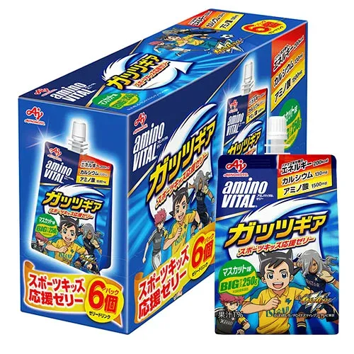 AJINOMOTO アミノバイタル ゼリードリンク ガッツギア マスカット味 (250g × 6個入 × 4個)× 2ケース(48個)