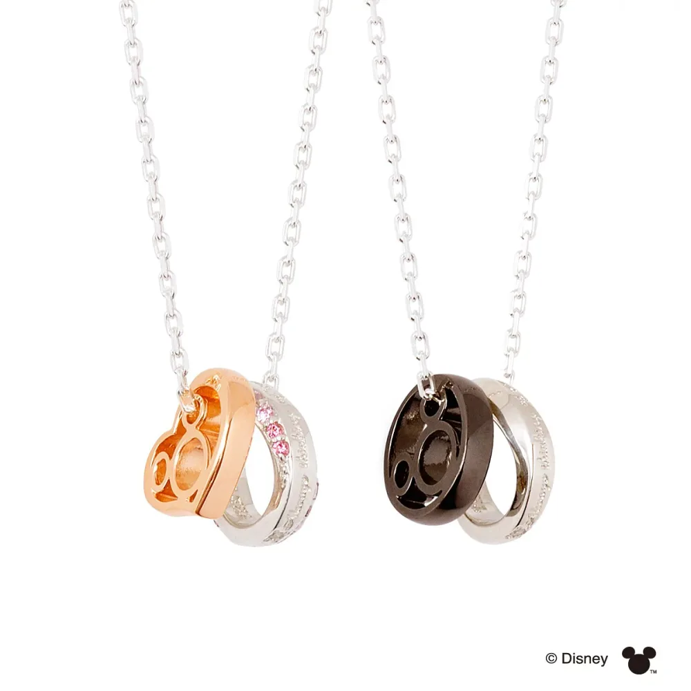 zq ザ キッス THE KISS ペアネックレス ディズニーコレクション ディズニー 隠れミッキーシルバー ペア ネックレス DI-SN1839DM-1 840DM セット販売 ペアリングならザキッス エクセル 誕生日 ギフト ブランド おしゃれ TP15