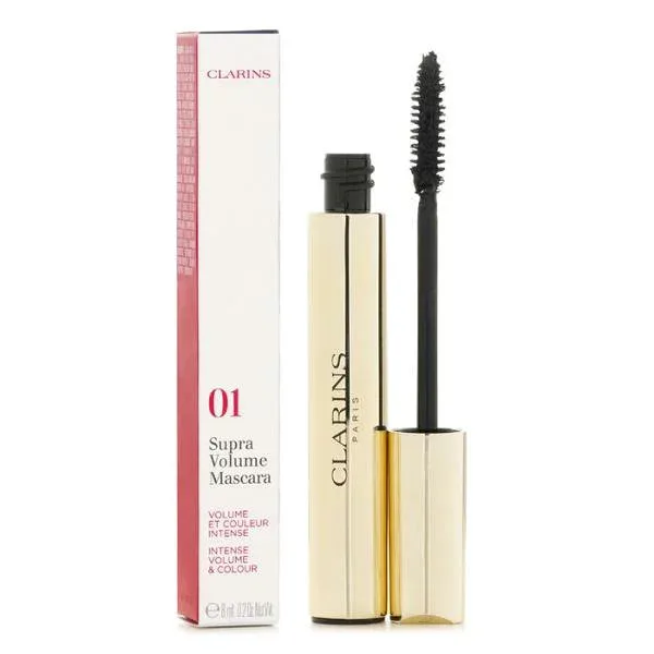 クラランス スープラ ボリューム マスカラ 01 intense black 8ml ベースメイク アイマス카라 컬러 마스카라 【海外通販】