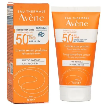 アベンヌ UVハイプロテクション クリーム SPF50+ 50ml + 日焼け止め 無香料 保湿 【海外通販】
