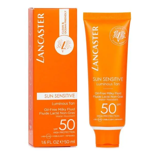 ランカスター サンセンシティブ ルミナスタン オイルフリー ミルキー ID SPF50 50ml 【海外通販】