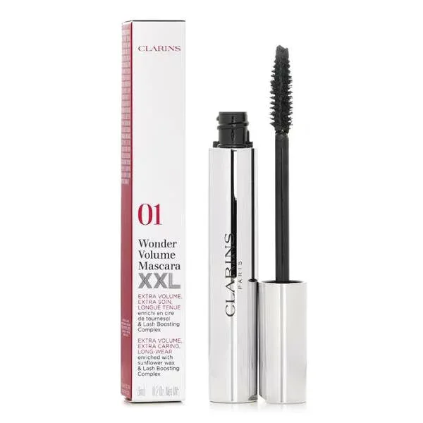 クラランス ワンダーボリューム マスカラ 01 extreme black 8ml ベースメイク メイクアップ まつげ 【海外通販】