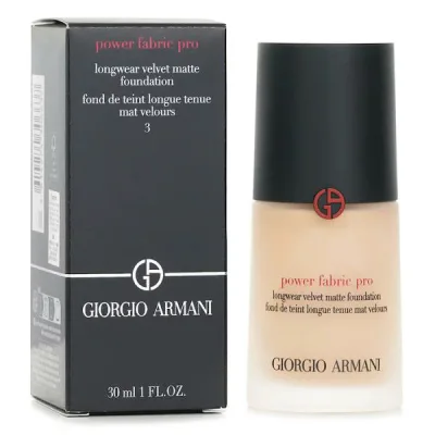 ジョルジオ アルマーニ パワー ファブリック プロ ロングウェア ベルベット マット ファンデーション 3 30ml 【海外通販】