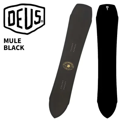 DEUS EX MACHINA デウスエクスマキナ スノーボード 板 MULE BLACK 25-26 モデル