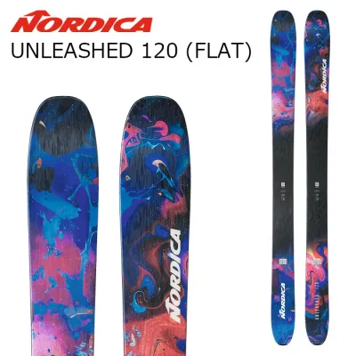 NORDICA ノルディカ スキー板 UNLEASHED 120 FLAT 板単品 26-27モデル