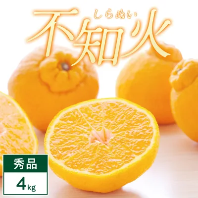 【ふるさと納税】【先行受付】不知火 4kg みかん 愛媛県 八幡浜市 西宇和地区 濃厚な柑橘【C25-373】_【1718367】YWTAP314
