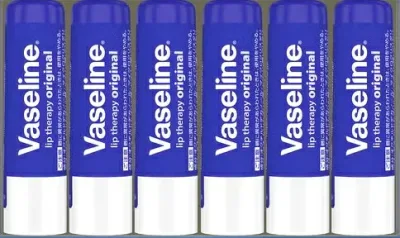 【ユニリーバ】 (VASELINE)ヴァセリン モイスチャーベールリップケア オリジナル 6本入り【送料無料】リップクリーム