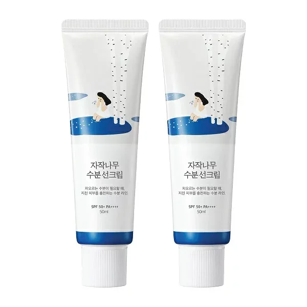 (ROUND LAB) ラウンドラボ シラカバ 水分日焼け止め 50ml x 2本 SPF50+PA++++【送料無料!】
