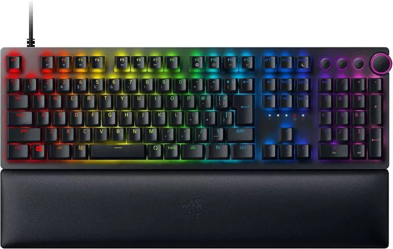 ゲーミングキーボード untsn V2 JP Clicky Optical Switch 日本語 JP配列 オプティカルスイッチ クリッキー触感 静音 ダブルショット P キーキャップ リストレスト Chro RGB RZ03-03931500-R3J1