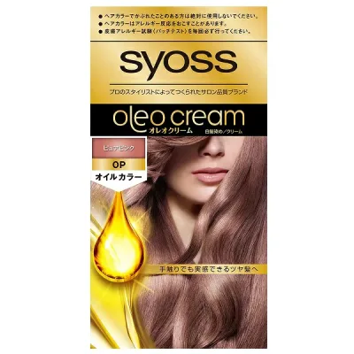 サイオス オレオクリーム ヘアカラー 0P ピュアピンク 白髪染め syoss