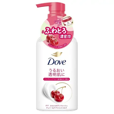 ダヴ ふわとろボディウォッシュ チェリー&アプリコットミルク 450g Dove ダブ ボディソープ