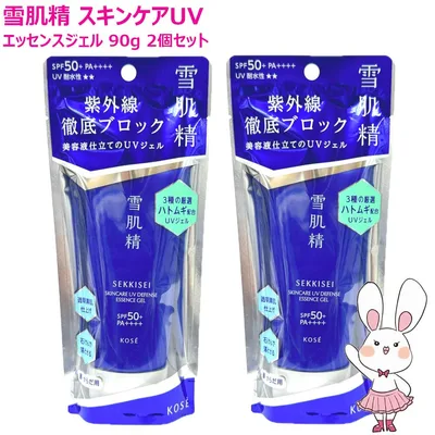【国内正規品・2個セット】コーセー 雪肌精 スキンケア UV エッセンス ジェル 90g 2個セット SPF50+/PA++++ 保湿 UVケア 日焼け止め ジェル