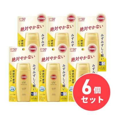 【まとめ買い】サンカットR SUNCUT パーフェクトUV ジェル 80g×6個セット 日焼け止め SPF50+/PA++++ スーパーウォータープルーフ 化粧下地 コーセー KOSE