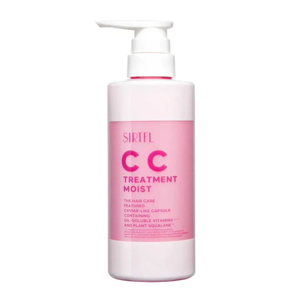 【 訳あり ワケアリ キズ・スレあり 】 SIRTFL CC トリートメント モイスト 400mL ローズ&シトラスの香り サートフル レチノール ビタミンC スクワラン ビタミンE アミノ酸 アミノ酸系 うねり 広がりを抑える 潤い つや ツヤ