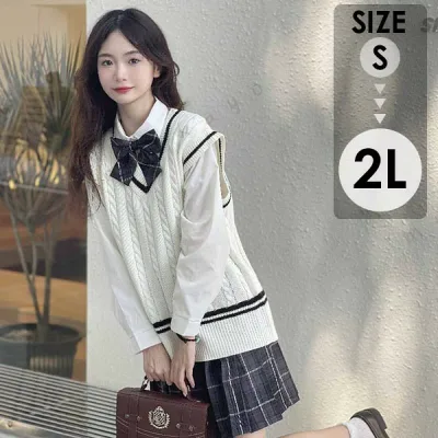 入学式 卒業式 スーツ 女の子 ニット 子供服 jk 4点セット ゆったりサイズ フォーマル スーツ 女児 チェック 中学生 高校生 中高生 通学 制服 結婚式 お受験 発表会 演奏会 誕生日 可愛い プレ