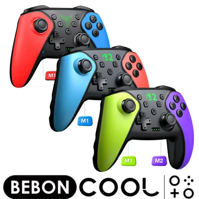 【P5倍+200円クーポン】スイッチ2 コントローラープロコン Switch コントローラー BEBONCOOL Nintendo Switch Proコントローラー ワンタッチ起動 マクロ機能 振動 連射 1000mAh ジャイロ アプリコントロール 無線 一年保証 switch2/ switch/有機el/Windows/Android/iOS対応