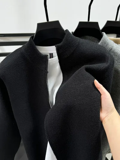 カーディガン メンズ 男性用 ニット セーター 厚手 無地 シンプル 羽織り アウター トップス ゆったり 大きいサイズ 体型カバー 着痩せ 細見え お腹周り 二の腕カバー 防寒 保温性 伸縮性 柔らかい カジュアル 通勤 通学 普段使い 秋冬 重ね着