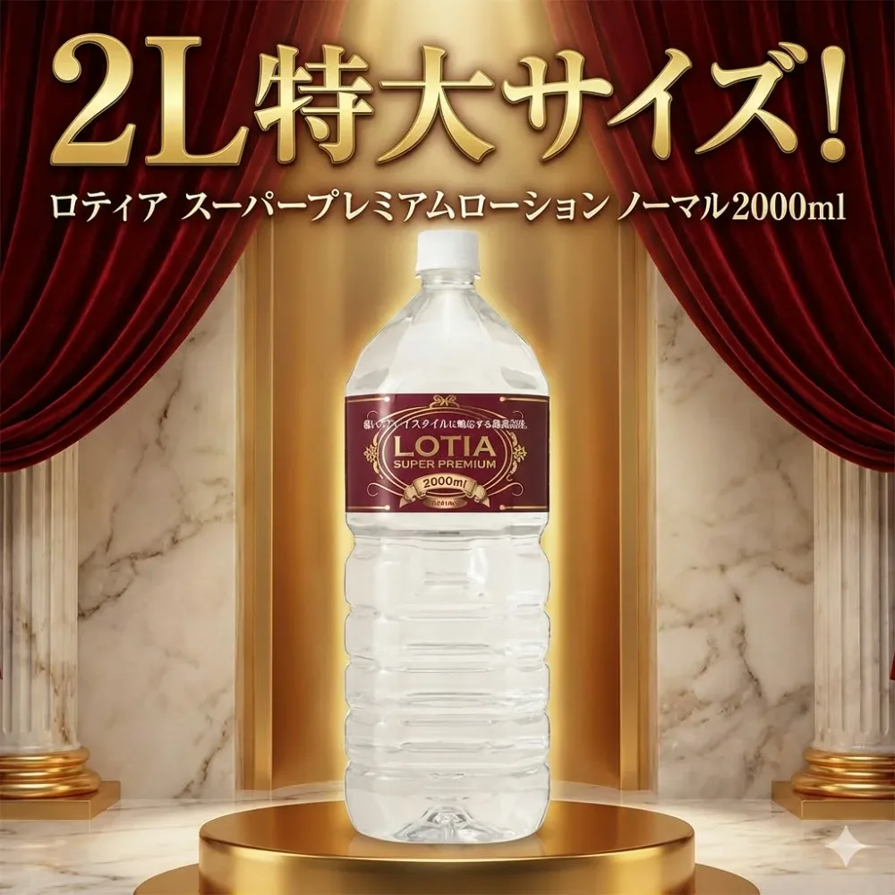 プライバシー梱包 ロティア スーパープレミアムローション ノーマル 2000ml 2L LOTIA 特大 大容量 ボトル 潤滑 ゼリー マッサージローション 高品質 保湿 潤い 日本製 ボディケア 雑貨