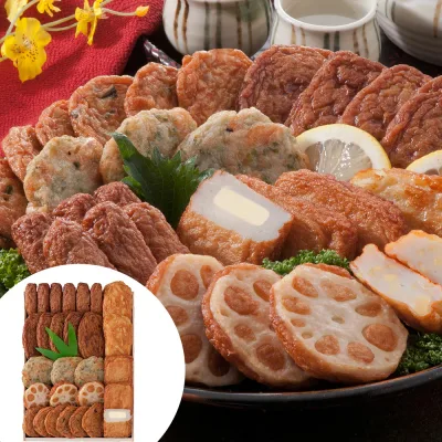 Enjoy the freshly fried flavor of Kagoshima's authentic Kagoshima "Matsuno Shimo Kamaboko" Satsumaage Assortment B