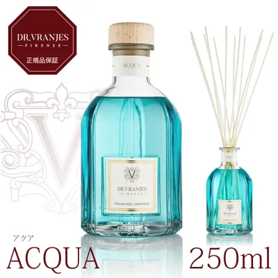 【正規品】DR. VRANJES JAPAN ACQUA(アクア) 250ml ディフューザードットール ヴラニエス ジャパン トラストマーク 正規品保障 トラディションシリーズ いい香り 夏にぴったり 爽やか マリンノート ルームフレグランス アロマ