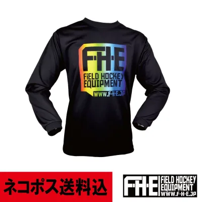 F-H-E 長袖シャツ レインボー【ホッケーロンT】【フィールドホッケー 】【ホッケードライTシャツ】【吸汗速乾】【送料無料】