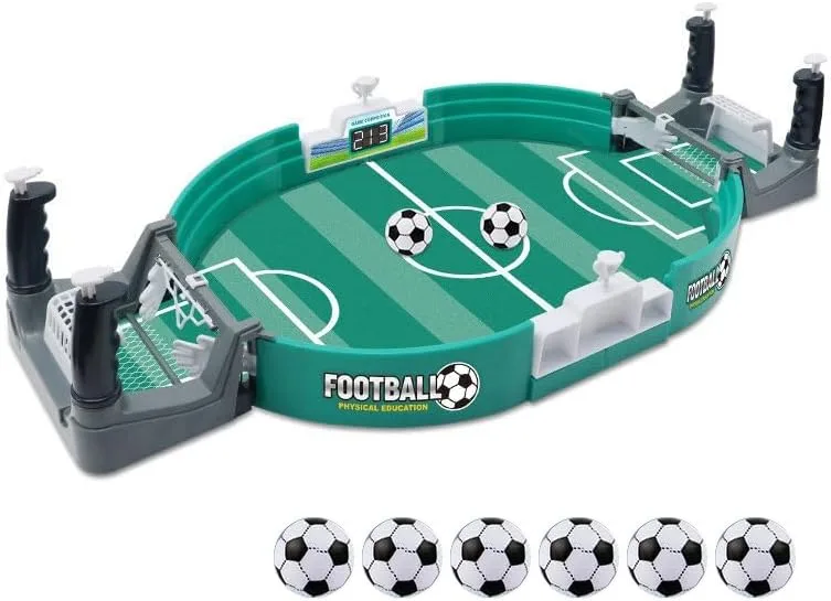 ミニボールテーブル 卓上フットボールゲーム サッカー卓上おもちゃ サッカー競争スポーツ 卓上スリングショットゲーム おもちゃ家族ゲーム ボールゲーム子供向