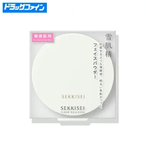 コーセー 雪肌精 クリアウェルネス エアリースキンヴェール フェイスパウダー本体 10g(敏感肌用)