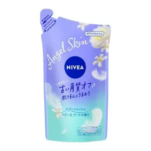 【花王】 ニベア エンジェルスキン ボディウォッシュ サボン&ブーケの香り つめかえ用 360mL 【日用品】