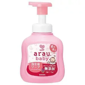 【サラヤ】 アラウベビー 泡全身ソープ 本体(450ml) 【日用品】
