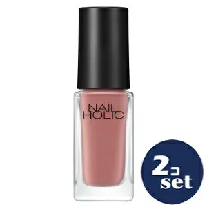 「セット販売」「コーセー」 ネイルホリック つめ用ファンデ+ RD039F 5mL 2本セット