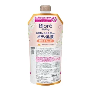 「花王」 ビオレ ザ ボディ お風呂でぬれた肌に使うボディ乳液 肌しっとり ホワイトティーの香り つりさげパック 285ml