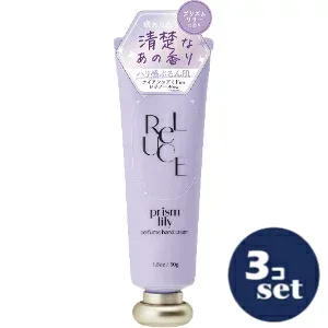 「セット販売」「コスメテックスローランド」リルーチェ パフュームハンドクリーム プリズムリリー 50g 3個セット