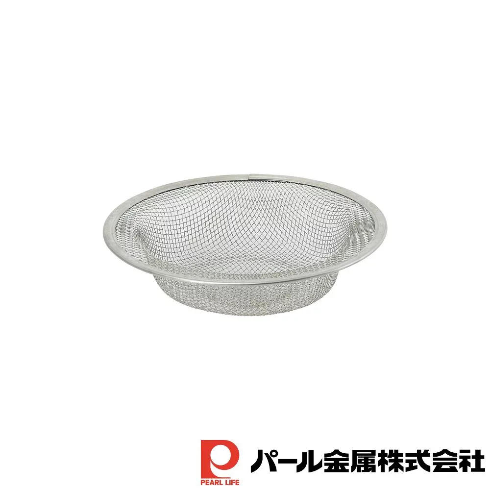 パール金属 アットアクア 18-8ステンレス製排水栓ネット13.5cm | パール金属 アットアクア ステンレス製 排水栓 排水口 排水溝 ネット 流し台用 浴室用 日本製 排水栓ネット 排水栓ネット ネット シンク