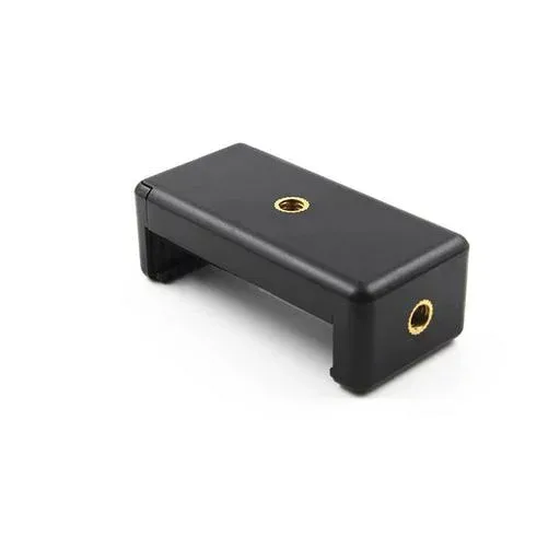 スマホホルダー 三脚ホルダー 幅6.5-11.5cmに対応 アタッチメント スマホ三脚ホルダー 携帯ホルダー 撮影 固定 スマホ アダプター クリップ (5.8~8.5cm対応)