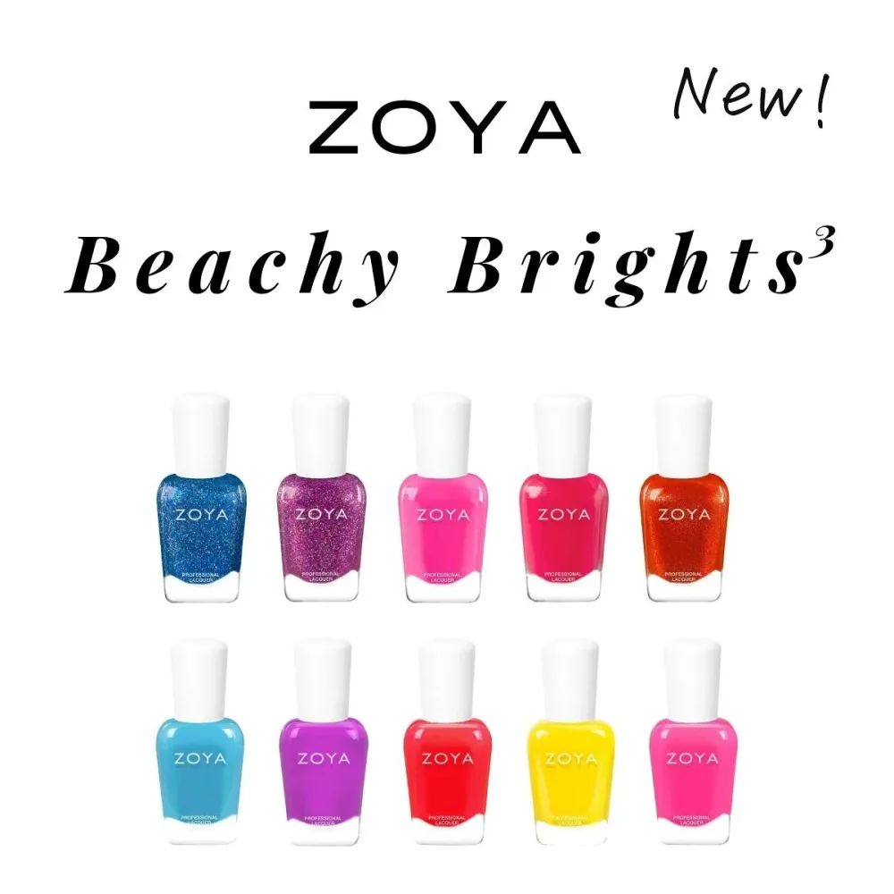 【送料無料】【ワイドブラシ仕様】ZOYA ゾーヤ ゾヤ ネイルカラー beachybrights3 15mL ビーチィーブライツ 2026 夏 自爪 の為に作られた ネイル 爪にやさしい 自然派 マニキュア zoya セルフネイル にもおすすめ グリッター ラメ 夏ネイル 夏カラー