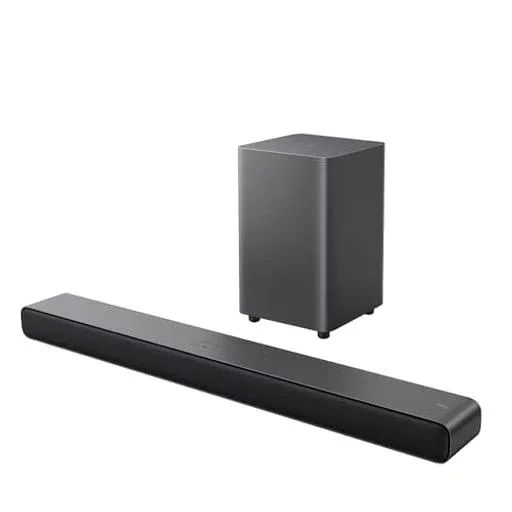 TCL サウンドバー Soundbar S55H 2.1ch ワイヤレスサブウーファー付き オールインワン スピーカー Dolby Atmos DTS Virtual:X Bluetooth 5.3 HDMI eARC 2.0 USB OTA
