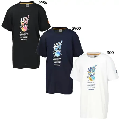 ☆クロネコゆうパケット対応可☆CONVERSE JR プリントTシャツ CB441354 【CONVERSE】コンバース ジュニア バスケットウェア