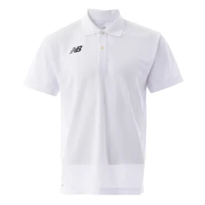 ニューバランス ゲームポロシャツ 大人用 サッカー 半袖ポロシャツ NewBalance JMTP1418-WT