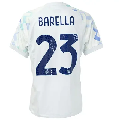 【スピード出荷】ナイキ 25-26 インテル #23 バレッラ アウェイレプリカユニフォーム 大人用 サッカー レプリカシャツ 半袖 NIKE HJ4604-497