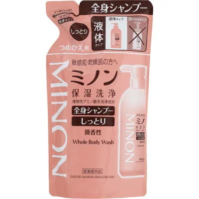 ミノン 全身シャンプー しっとりタイプ つめかえ用 380mL(配送区分:B2)