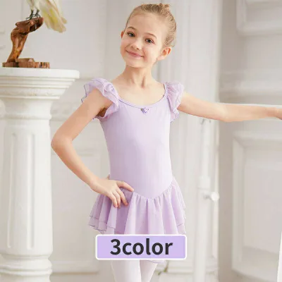 レオタード チュチュ 子供 バレエ キッズ バレエ 長袖 子供 女の子 ワンピース ちゅちゅ ダンス衣装 ダンスウェア チアガール衣装 チア ダンス レッスン ユニフォーム 衣装 チアダンス ユニタード 体操服 ステージ衣装