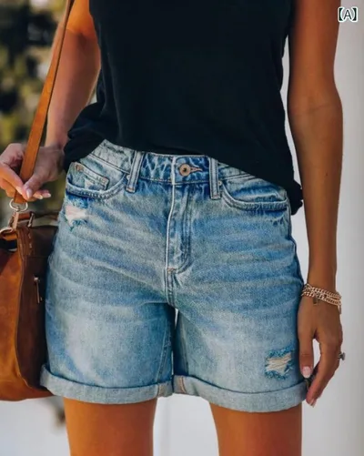 レディース 牛仔パンツ 切り替え 九分丈 ミドルウエスト ワイドシルエット ブルー 通勤用 OLスタイル 気質 デニム素材 綿混 ポリエステル 軽量 伸縮性 春夏 普段使い インディゴ