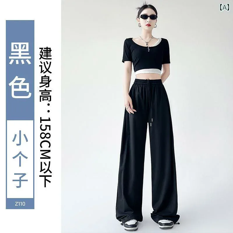 カジュアルパンツ レディース 薄手 速乾 高身長 小柄 ハイウエスト 美脚 テーパードパンツ スポーツウェア 普段使い アウトドア 黒 グレー