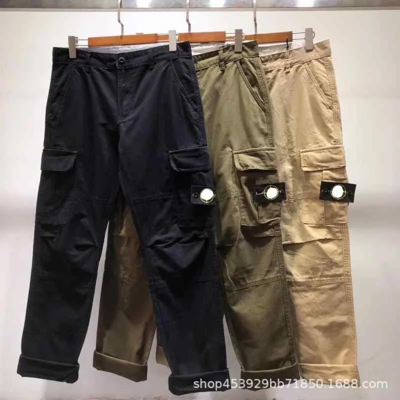 カーゴパンツ メンズ ポケット 多機能付 ミリタリー風 カジュアルパンツ 綿素材 通年使用可能 ストレートパンツ ブラック カーキ 40代